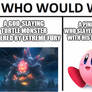 Who Would Win: Kirby VS Fury Bowser