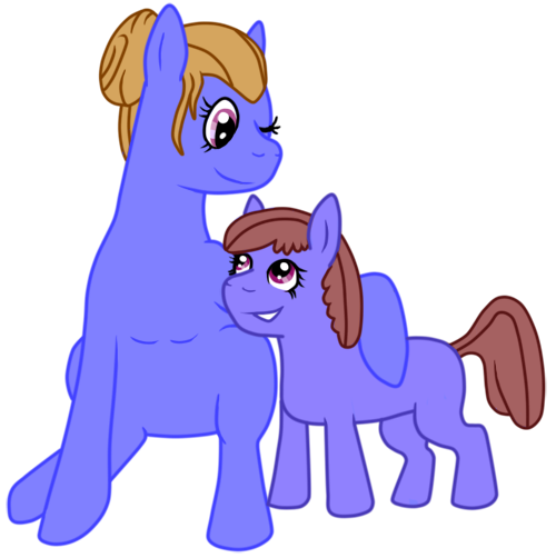 Blueberry Muffin and Plucky