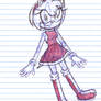 .:Amy Rose Pen Sketch:.