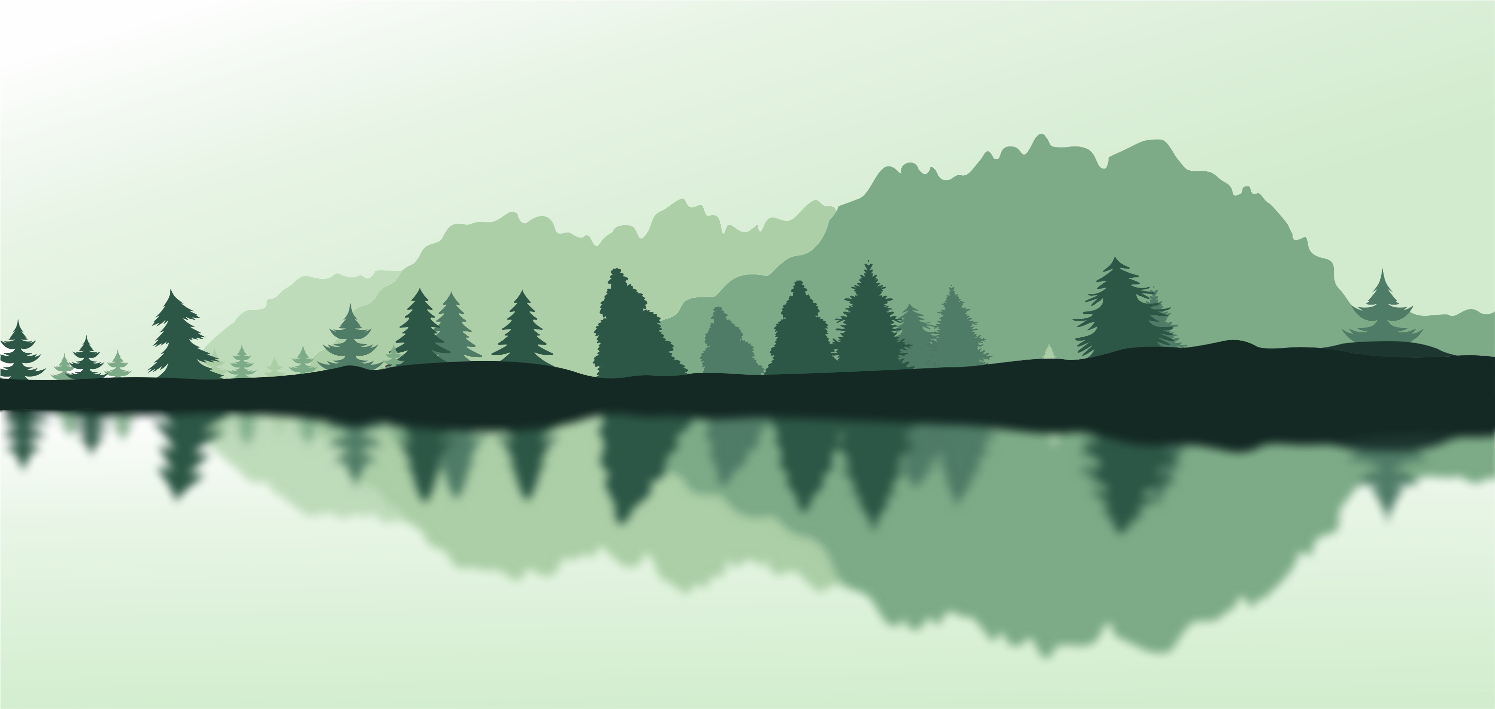 Minimalist Vector Landscape by AntiVVIBU on DeviantArt