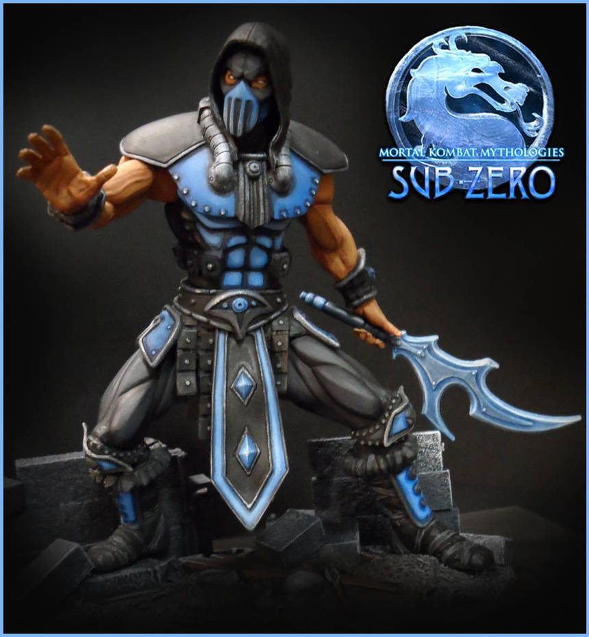 Sub Zero Custom Sub-Zero Custom Action Figure Statue by FigureHunterCustoms on DeviantArt