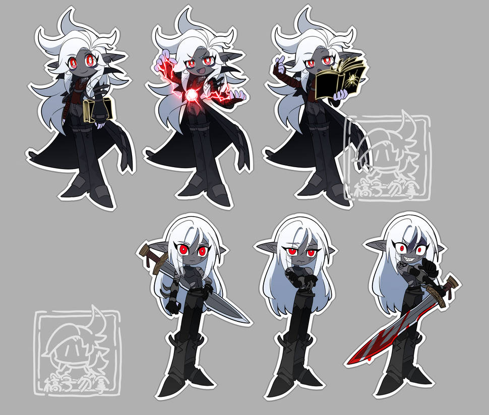 chibi drow by pokemon008 on DeviantArt