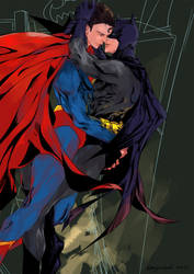 Superman with Batman