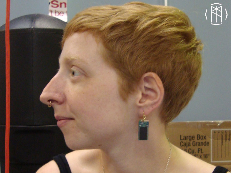 RAM Earrings - Worn