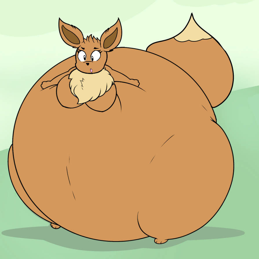 Eevee Inflation Eevee's Expansive Size by ThePlumpedUpVulpix on DeviantArt