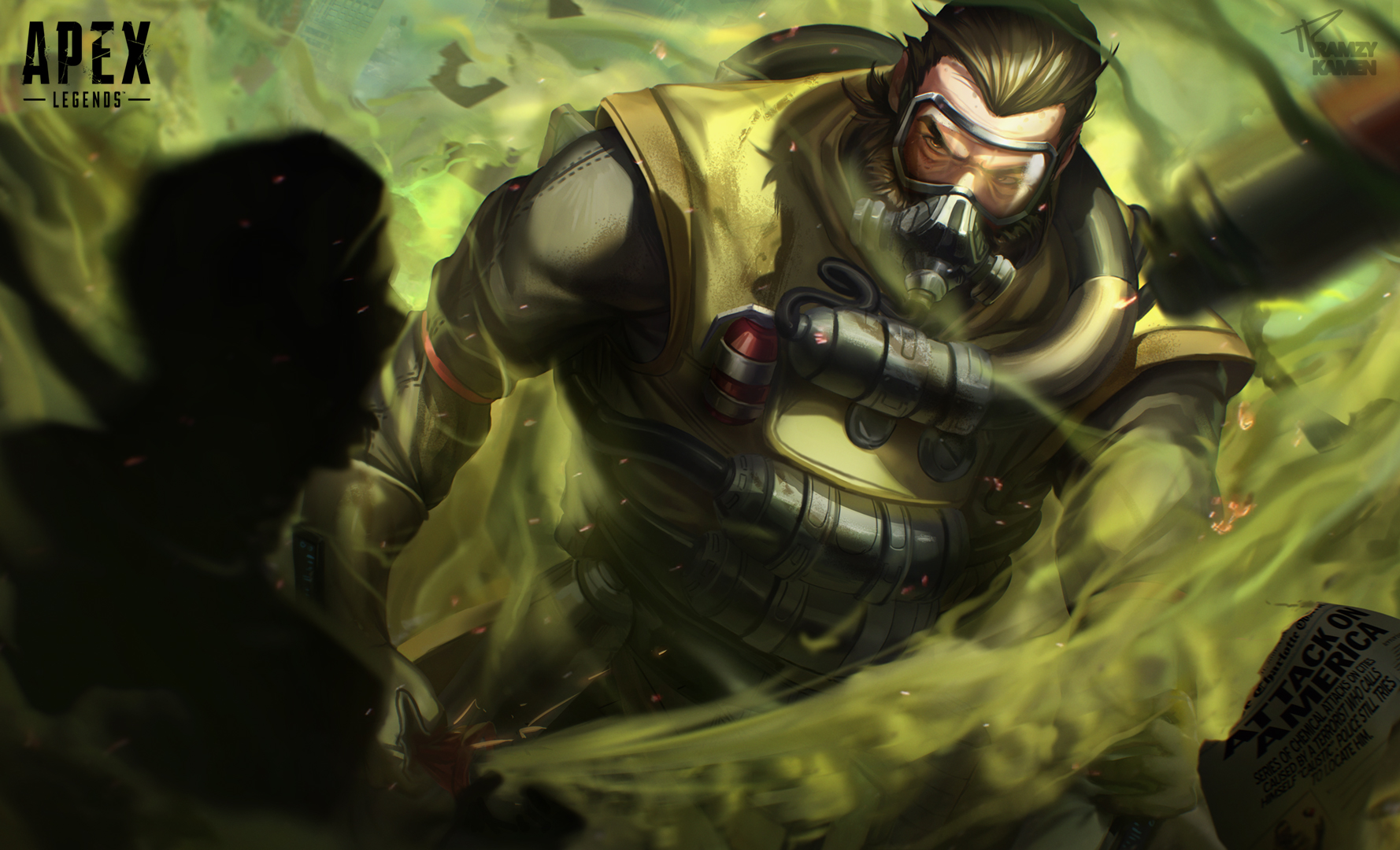 It's working.. - Caustic-Apex Legends by RamzyKamen on DeviantArt