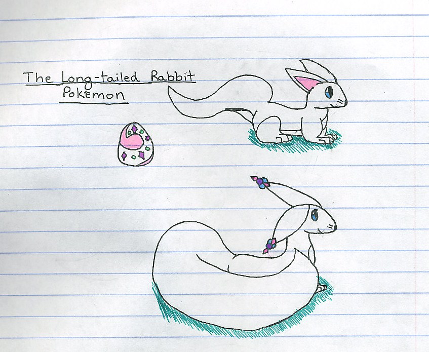Long Tailed Rabbit Pokemon by Sunny458 on DeviantArt