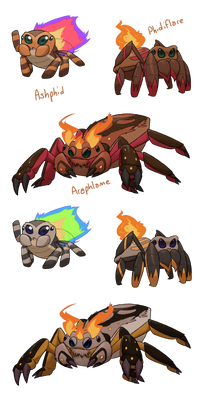 Fakemon Collab: Fire Starters