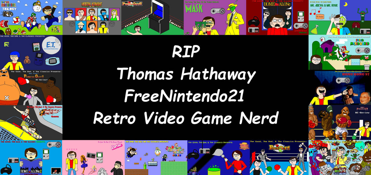 RIP Tomas Hathaway/FreeNintendo21/RVGN by LJM40 on DeviantArt