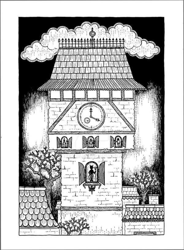 Clockwork Drawings Illustration for Clockwork 1 by PaperTales on DeviantArt