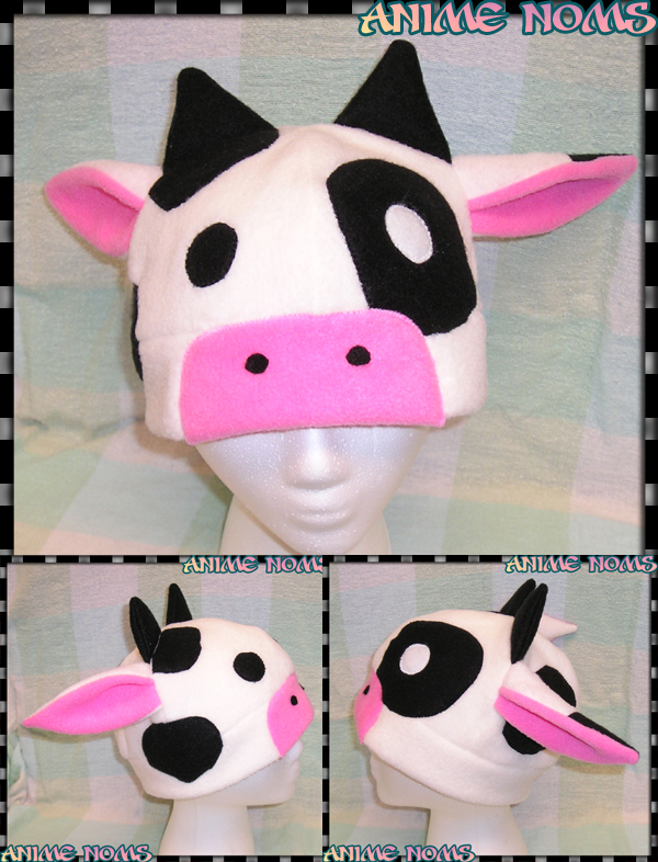 Fleece Cow Hat