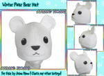Winter Polar Bear Hat - For Sale by AnimeNomNoms