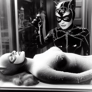 40s Batgirl a frozen prisoner