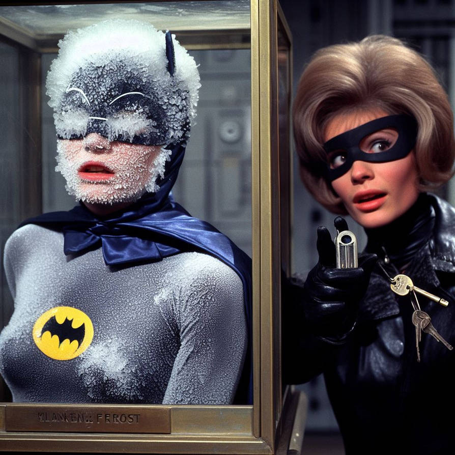 70s Catwoman sees missing foe in Mr. Freeze's lair by archivebat on ...