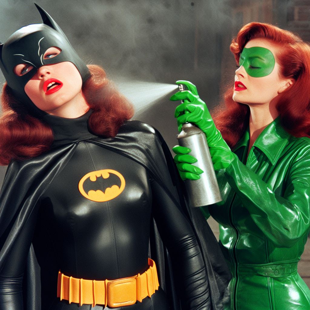 50s Batgirl KO Sprayed By Poison Ivy By Archivebat On DeviantArt 50s-batgirl-ko-sprayed-by-poison-ivy-by-archivebat-on-deviantart