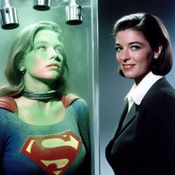60s Lena Luthor KOs Supergirl all the time