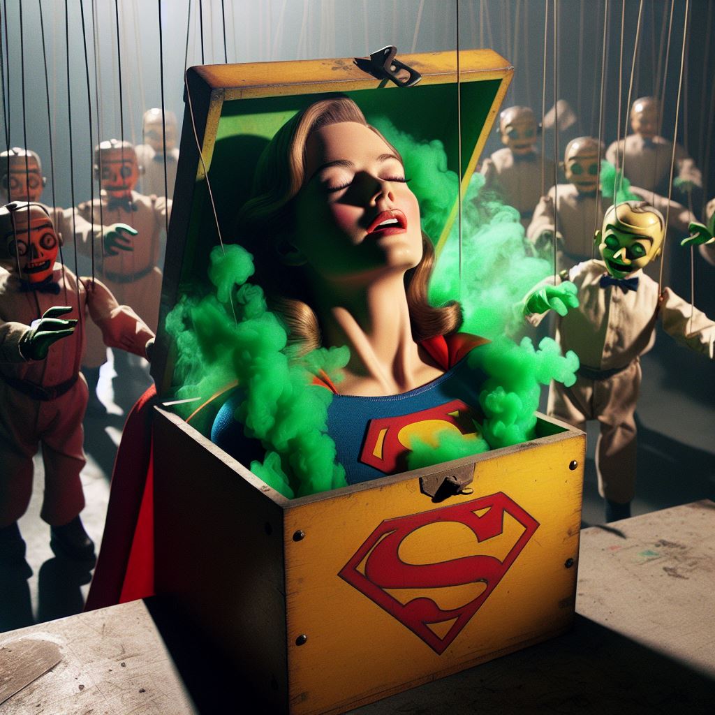 40s Supergirl a helpless Jack in the box by archivebat on DeviantArt