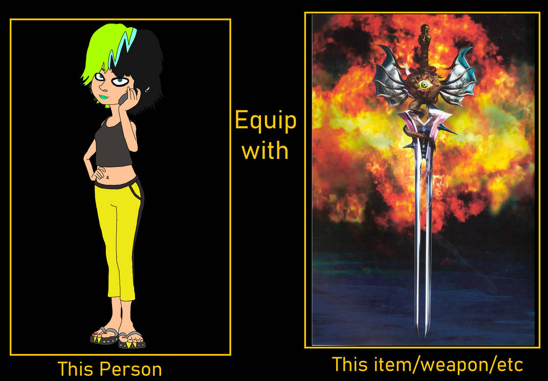 Dextra equip with Soul Calibur by StormYojimbo92 on DeviantArt