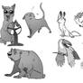 animal sketches 2
