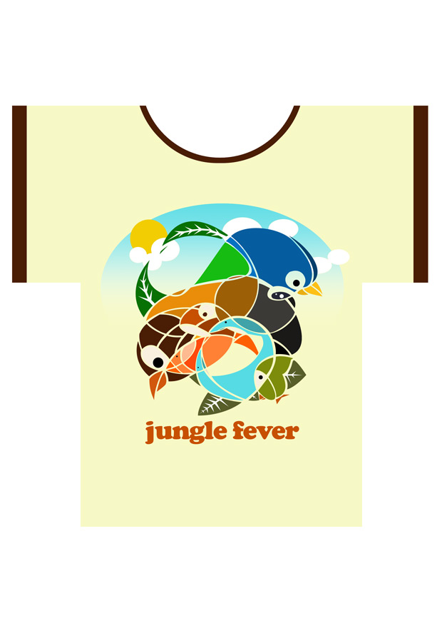 T-shirt Design Jungle Fever