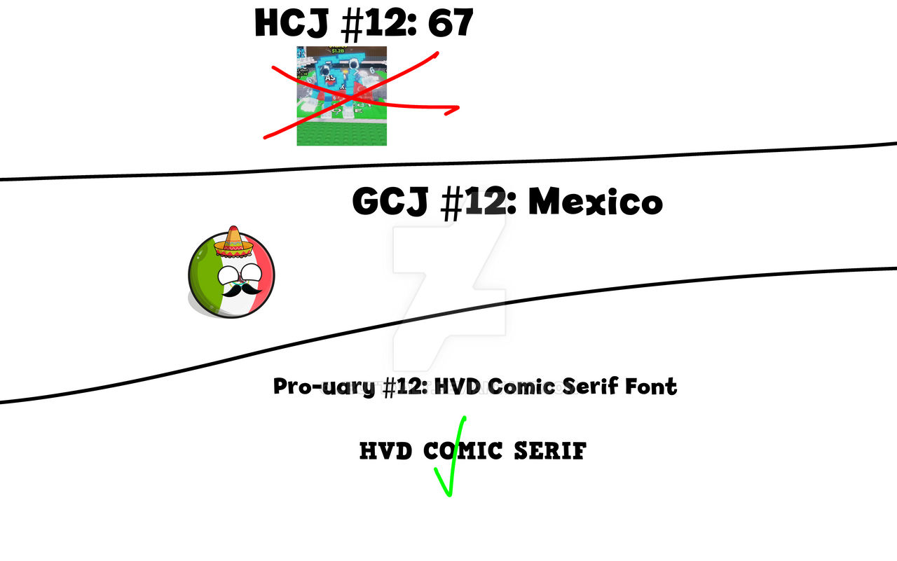 Hcj GCJ, HCJ, AND PRO-UARY #12 COMBO by jbuttdalt on DeviantArt