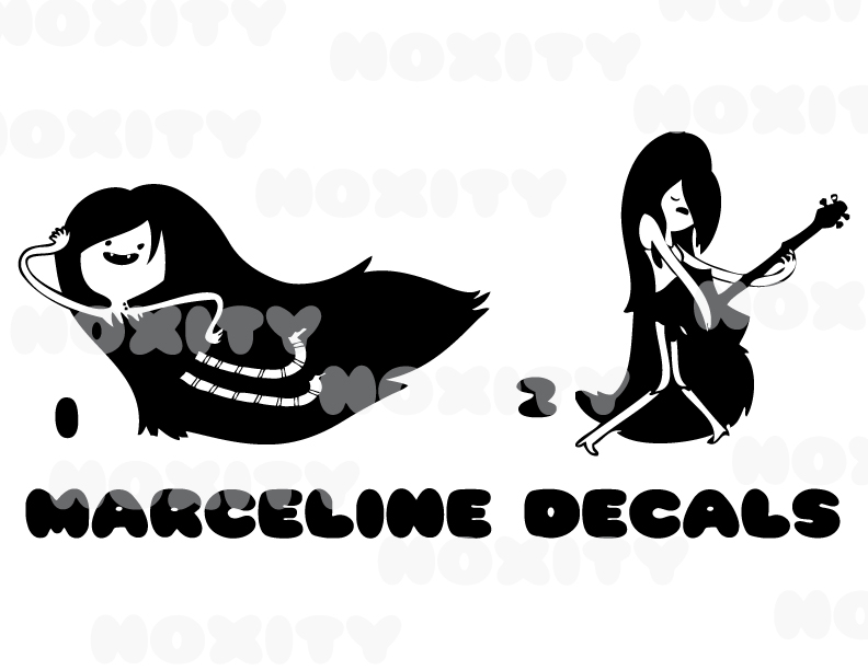 Marceline Adventure Time Decal