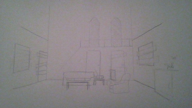 a Sketch of the set for the Set Design Crew