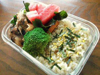 grilled chicken bento