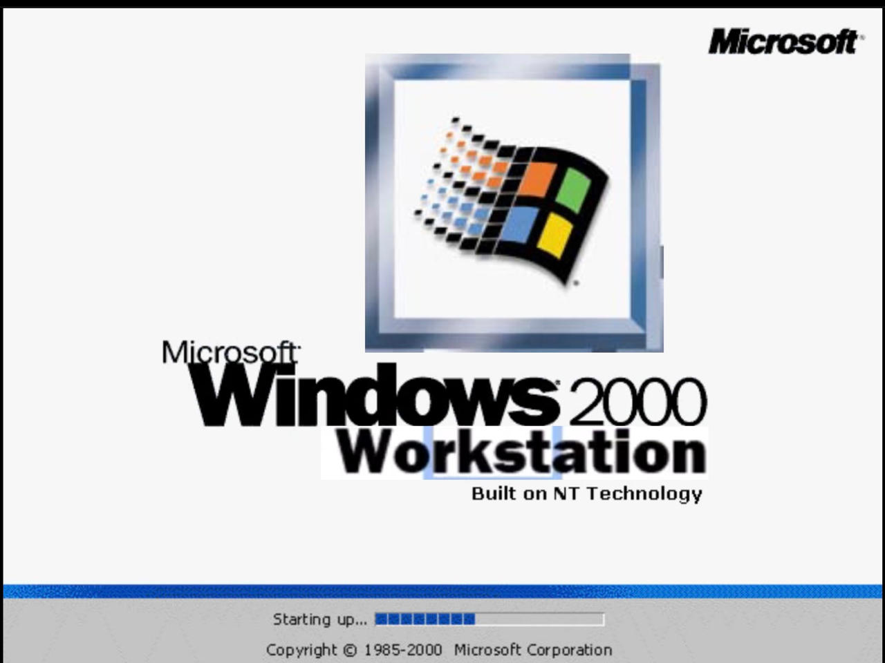 Windows 2000 Workstation Bootscreen (2000) by WillowandSpiderpet40 on ...