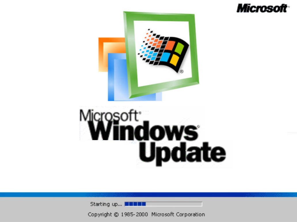 Windows Update Bootscreen (2000) by WillowandSpiderpet40 on DeviantArt