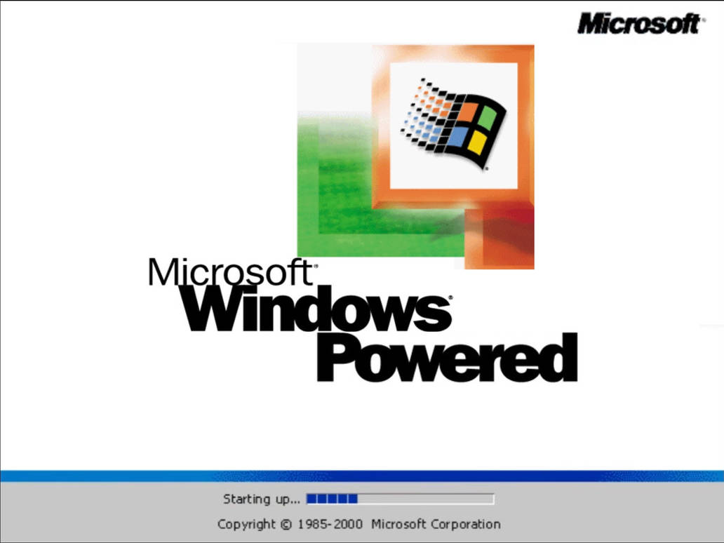 Windows Powered Bootscreen (2000) by WillowandSpiderpet40 on DeviantArt
