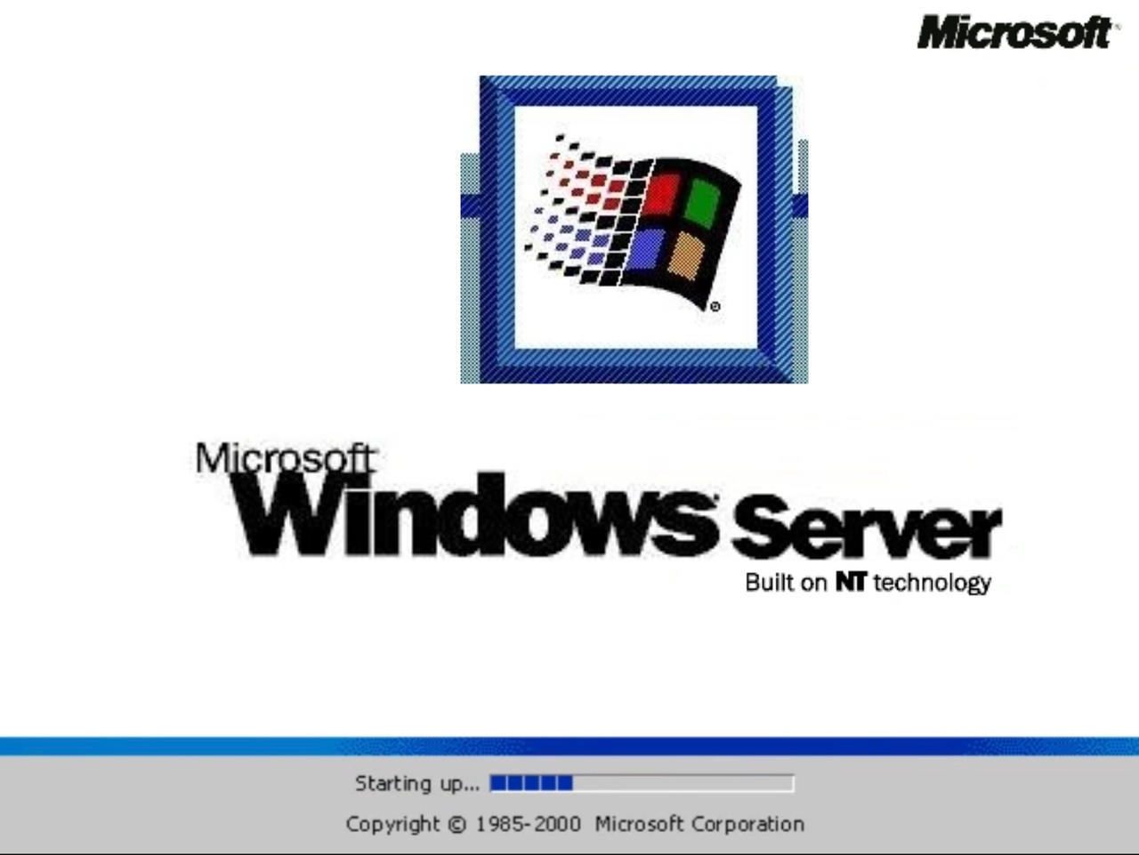 Windows Server Bootscreen (2000) by WillowandSpiderpet40 on DeviantArt