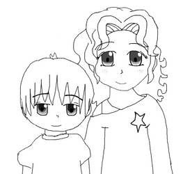 My hetalia Human Oc Marie and Fritz