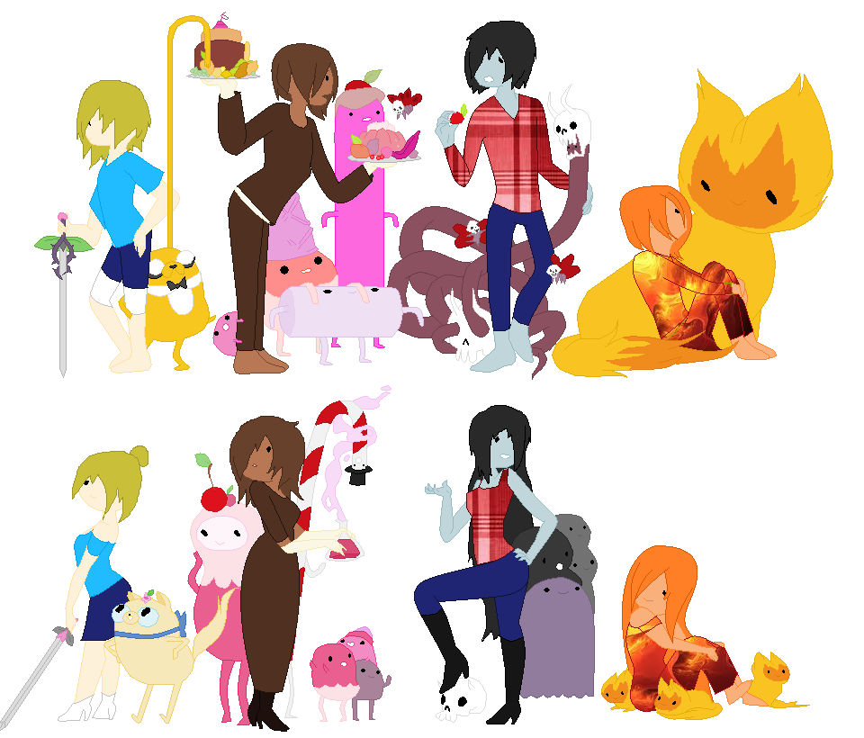 ADVENTURE TIME~!! (( Genderbenders )) by JenniferGerbil123 on DeviantArt