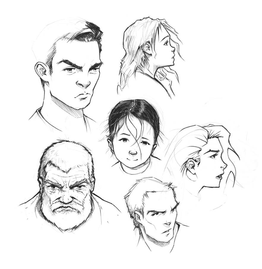 Random Faces by dwilli10 on DeviantArt