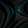 Abstract Fractal Teal Lines