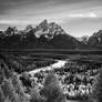 Snake River in BW