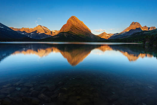 Sunrise at Swiftcurrent