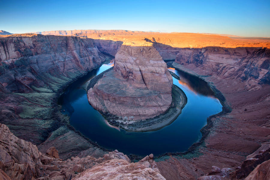 Horseshoe Bend Sunrise By Porbital On DeviantArt horseshoe-bend-sunrise-by-porbital-on-deviantart
