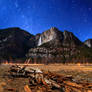 Starry night at Yosemite