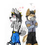 Lobito y Colt Chibis