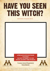 M.O.M Wanted Poster - Witch