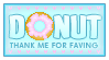 Donut thank me by pjuk