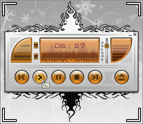 Orange interface by PeterTWL on DeviantArt