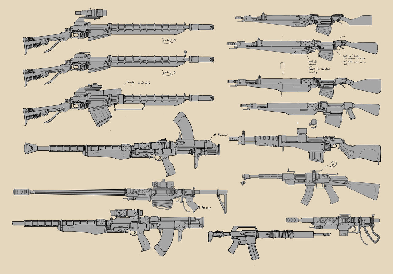 Wastelanders Sniper Rifles by Maaschmellow on DeviantArt
