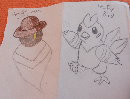 2 New Fakemon Sketches! by Papertobi on DeviantArt