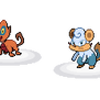 New Pokemon Iridium Starters Sprites!