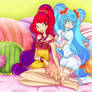 RQ: Tacierra and Mermaida..slumber party..