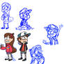 Gravity Falls doodles