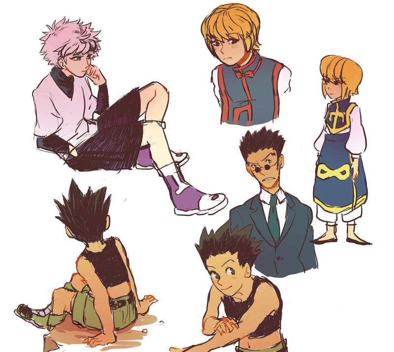 More HxH Sketches by PastelWing on DeviantArt